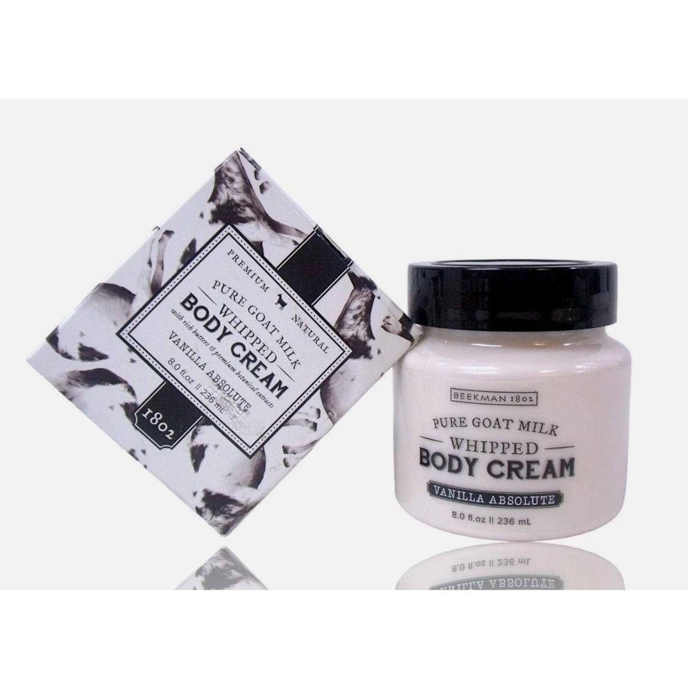 Beekman 1802 Pure Goat Milk Whipped Body Cream "Vanilla Absolute" 8oz New Sealed